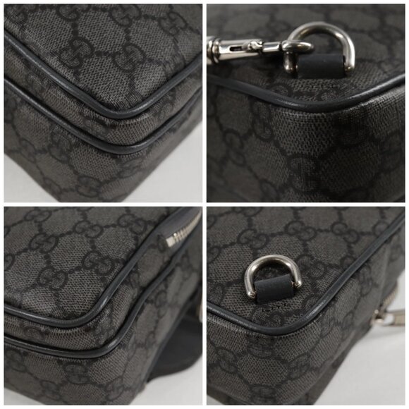 GUCCI Shoulder Bag PVC Gray Silver 752565 Auth 118850M - Picture 15 of 16
